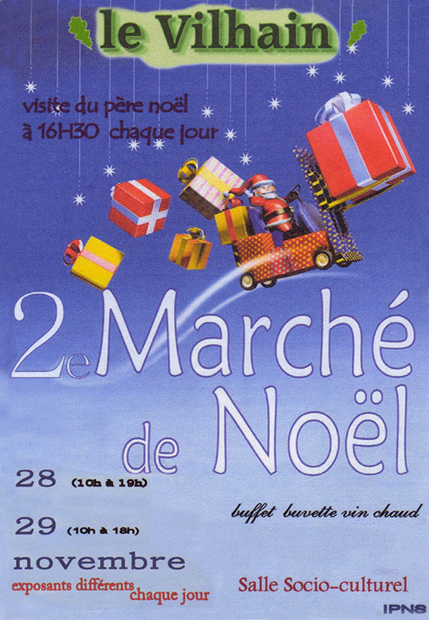 2ème marché de Noël du Vilhain, 28 et 29 novembre 2015